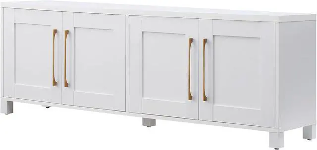 Alt view image 4 of 6 - Henn&Hart 68" TV Stand for TVs up to 75", Cloud White