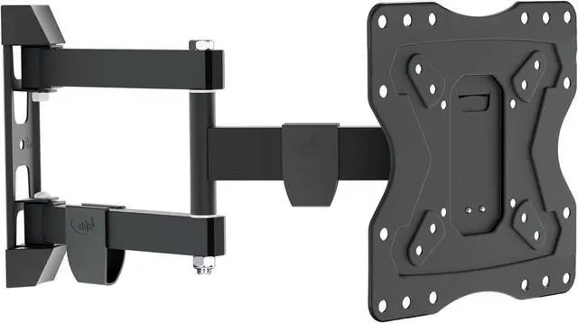 Main image of ELG Full Motion TV Wall Mount, 12"-42" TVs up to 66.1 lbs, 16" Reach, 3-Joint Arm, Swivel, Tilt, VESA 100x100 to 200x200mm, Pre-Assembled, Bubble Level, Carbon Steel, Black