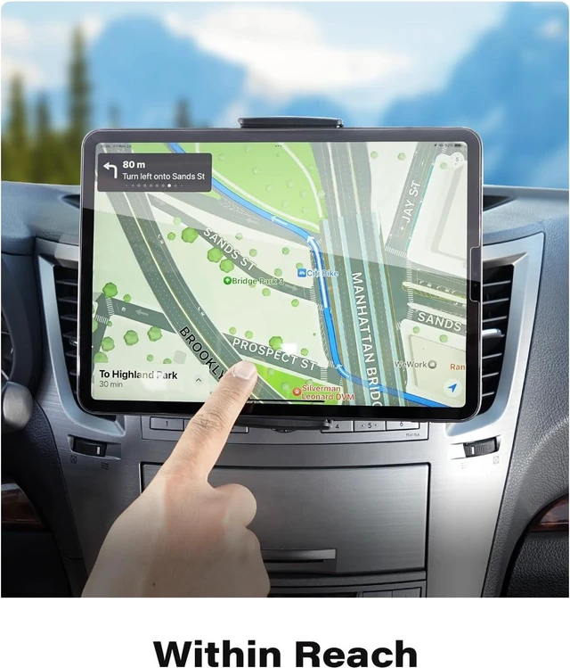 Alt view image 3 of 7 - APPS2Car Sturdy CD Slot Tablet Car Mount Holder for 4.7-11" iPad iPhone