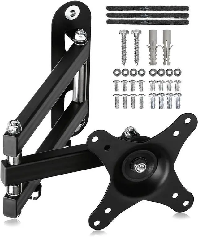 Main image of Suptek TV Wall Bracket Mount Swivel and Tilt for Most 15"-32" LED, LCD, OLED Flat Screen TVs and Monitors with VESA 75x75-100x100mm up to 13kg Full Motion Monitor Wall Bracket MA2720