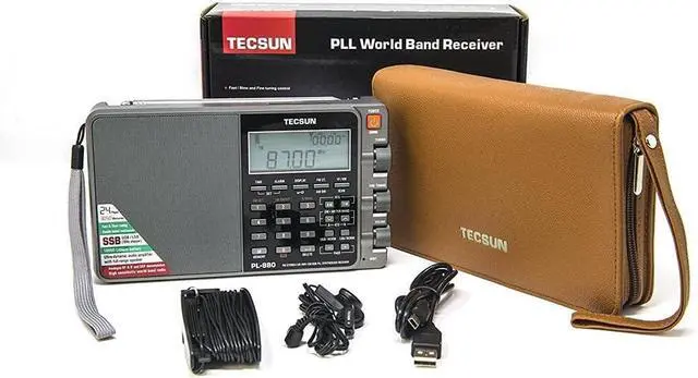Alt view image 5 of 5 - Tecsun PL880 Portable Digital PLL Dual Conversion AM/FM Longwave Shortwave Radio with SSB (Single Side Band) Reception