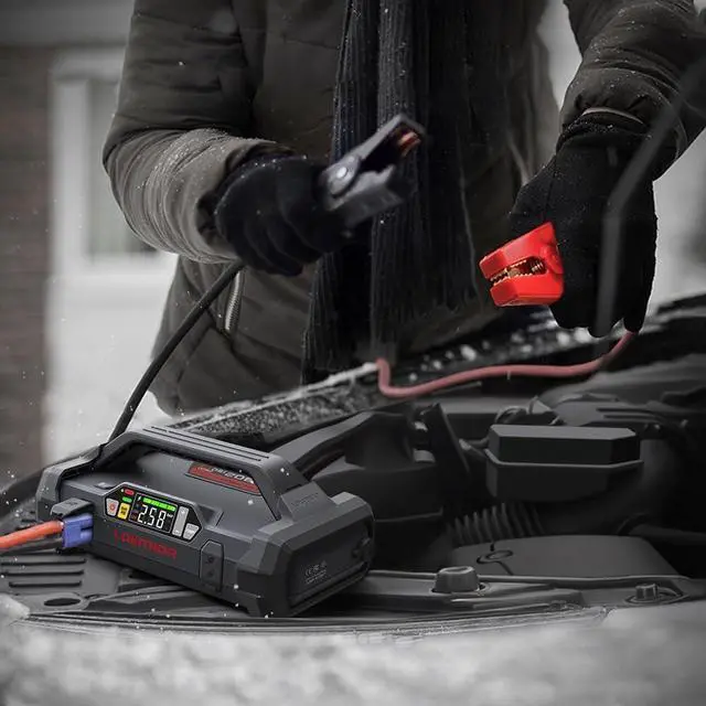 Alt view image 2 of 7 - LOKITHOR JA302 Jump Starter with Air Compressor(8.5L Gas & 6.5L Diesel)