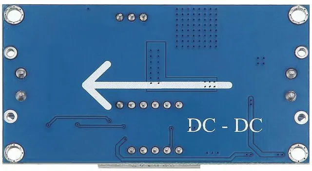 Alt view image 6 of 7 - 4 Pieces Adjustable LM2596S DC-DC Buck Converter Reduced Voltage Regulator Power Module 36V 24V 12V to 5V 2A Voltage Stabilizer with Digital Voltmeter Display