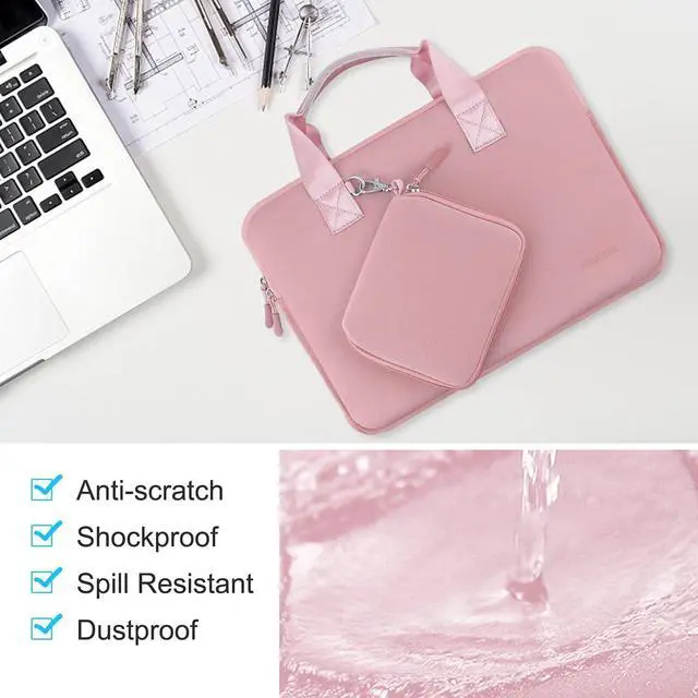 Alt view image 5 of 7 - 11.6 12.9 13 inch Elastic Laptop Sleeve with Small Case Compatible with 13 inch MacBook Neo Air Pro M5/M4/M3/M2/M1, iPad 13 12.9, XPS 13 and Most 11.6 12.9 13 inch Notebooks Tablets,P02K01