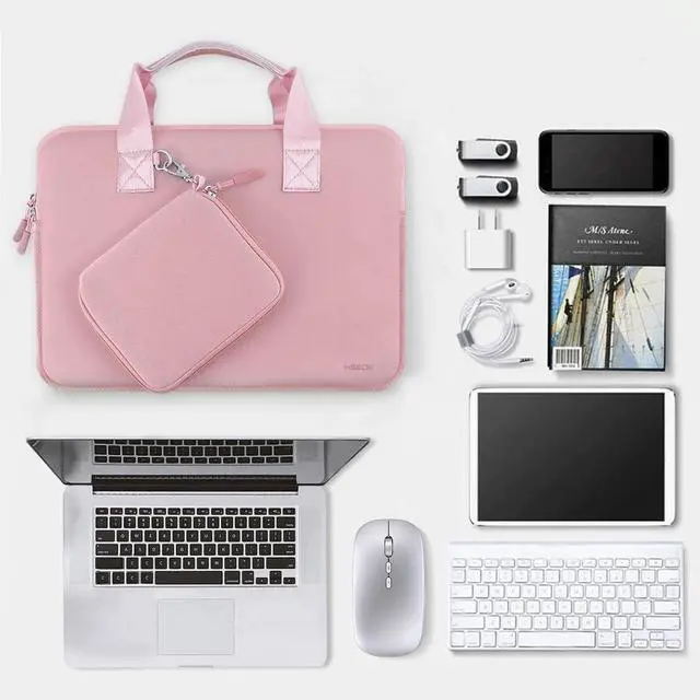 Alt view image 6 of 7 - 11.6 12.9 13 inch Elastic Laptop Sleeve with Small Case Compatible with 13 inch MacBook Neo Air Pro M5/M4/M3/M2/M1, iPad 13 12.9, XPS 13 and Most 11.6 12.9 13 inch Notebooks Tablets,P02K01