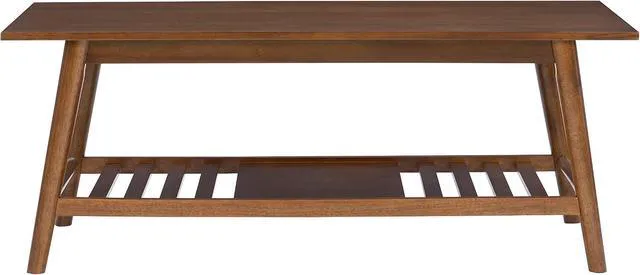Alt view image 5 of 7 - Linon Mid Century Walnut Melissa Coffee Table
