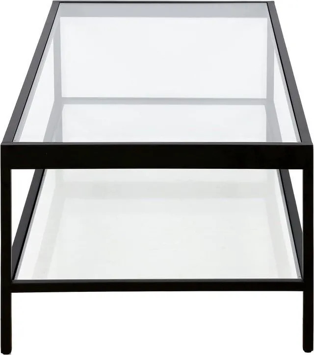 Alt view image 6 of 6 - Henn&Hart 54" Modern Coffee Table, Black