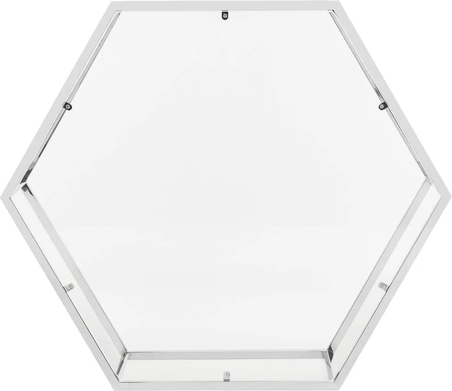 Alt view image 5 of 7 - Safavieh Home Collection Eliana Chrome and Glass Hexagon Coffee Table