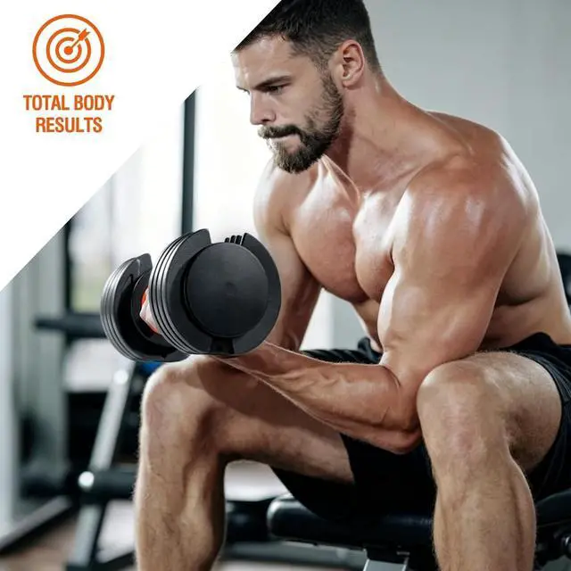 Alt view image 6 of 7 - SKOK 25/55lbs Adjustable Dumbbells Set, Adjustable Weights Dumbbells Set