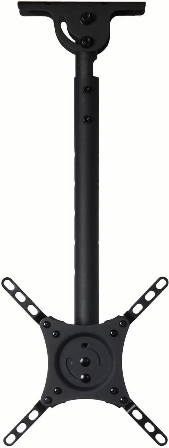 Main image of VideoSecu Tilt Swivel LCD UHD TV Monitor Ceiling Mount Fits Most 32"- 40" LCD LED Flat Panel Display Max VESA 200x200 mm Max Loading up to 66 lbs Height Adjustable ML406B2 1NJ