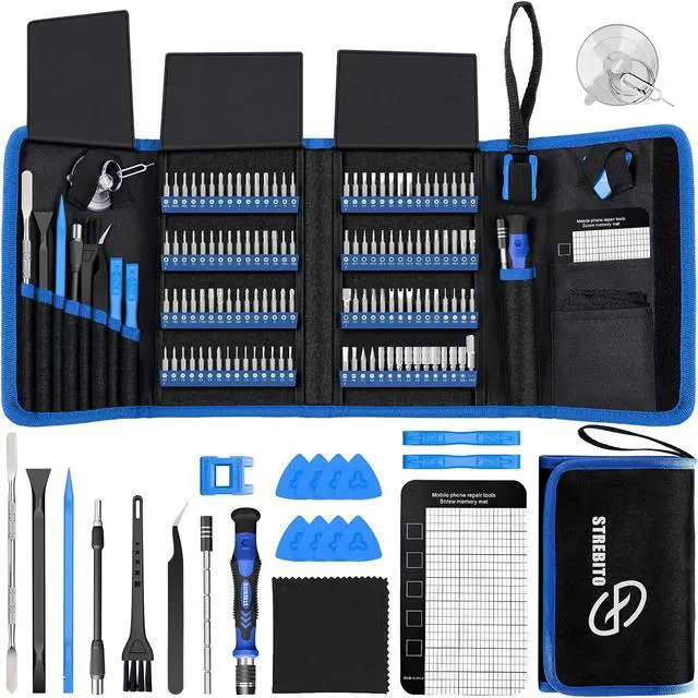 Main image of STREBITO Electronics Precision Screwdriver Sets 142-Piece with 120 Bits