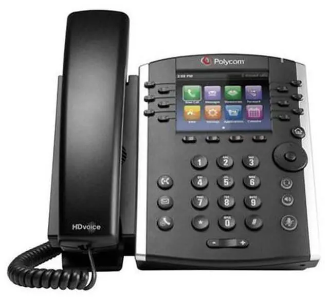 Alt view image 6 of 6 - Polycom VVX 411 (2200-48450-025) VVX 411 12-line Desktop Phone