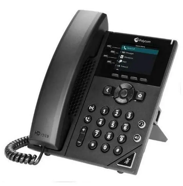 Alt view image 2 of 2 - Polycom VVX 250 Business IP Desk Phone with Color Display - Four Lines