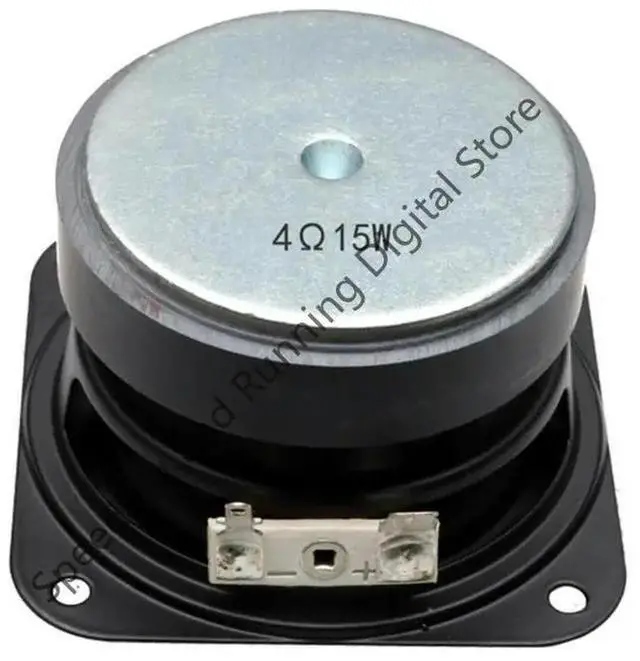 Alt view image 3 of 3 - 1Pc 70x70mm 2.75Inch 4Ohm 15W Bass Speaker 70mm Subwoofer Square Speaker DIY Home Sound Theater