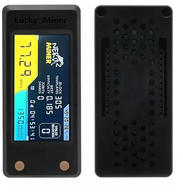Alt view image 6 of 7 - Nerdminer V2 78KH/S BTC Solo Lottery Miner With LCD Display Bitcoin BTC Crypto Miner ASIC Mining Miner Silent Miner