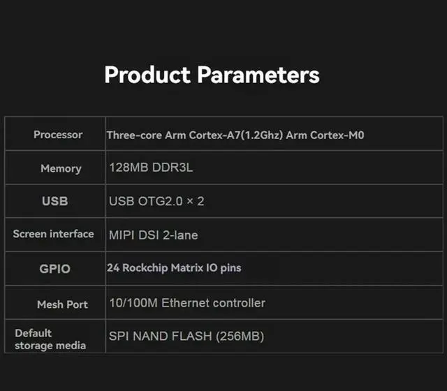 Alt view image 6 of 7 - For Luckfox Lyra Plus Linux Development Board RK3506G2 Rockchip Linux Board 10/100M Network Port for MIPI Display B