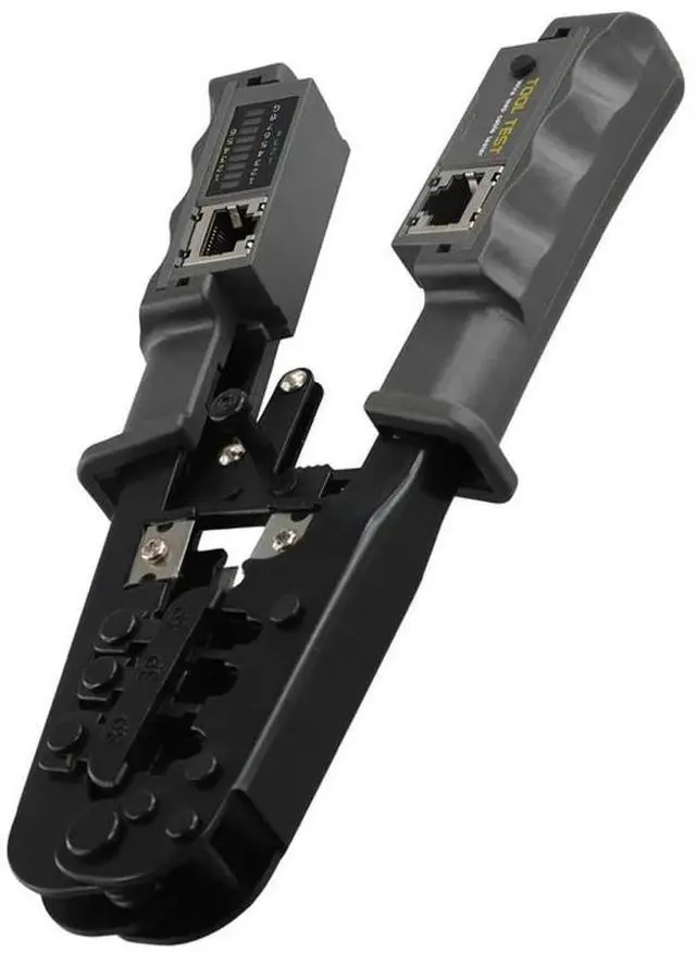 Alt view image 6 of 7 - RJ45 Crimper Network Lan Cable Tester Cutting Tool For Cat7 Cat6 Cat5 RJ11 RJ12 RJ45 Crimper l Clip