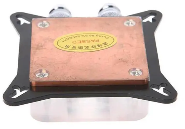 Alt view image 5 of 7 - GPU Water Block Cooling Double Channel Copper Cooler For Graphics Card Radiator