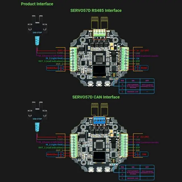Alt view image 7 of 7 - HOT-MKS SERVO57D MB PCBA NEMA23 Closed Loop Stepper Motor Driver CNC 3D Printer For Gen L FOC Quiet And Efficient