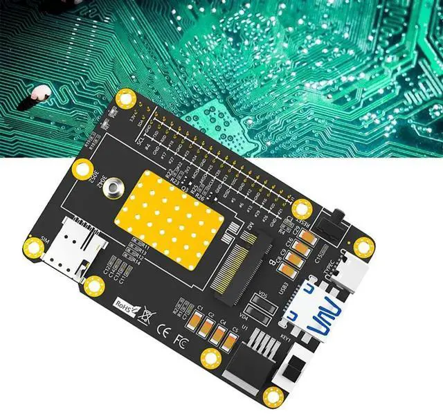 Alt view image 7 of 7 - 4G/5G Base HAT M.2 B Key To USB3.0 Expansion Card With SIM Slot For Raspberry Pi 5 For RM500Q RM500U GM800 SIM8200