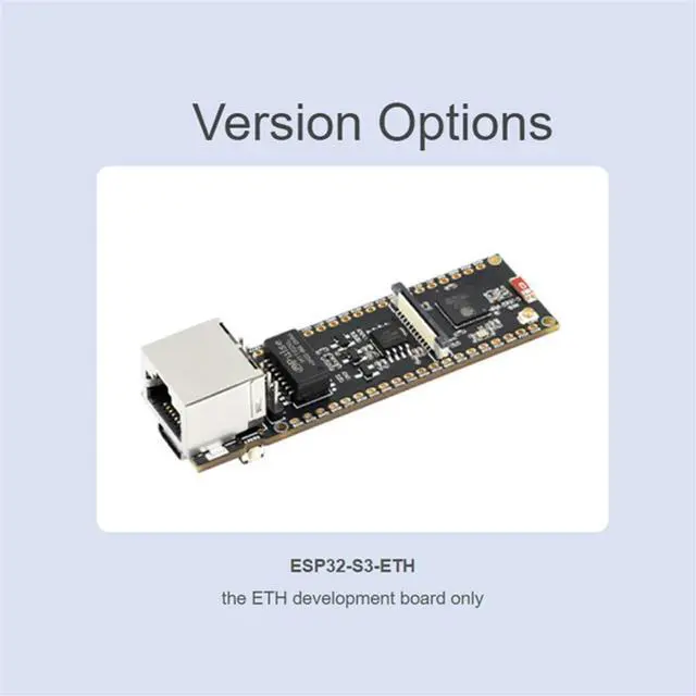 Alt view image 7 of 7 - ESP32-S3 ETH Development Board, 10/100Mbps RJ45 Ethernet Port,Wi-Fi and Bluetooth Support,240MHz Dual Core Processor B