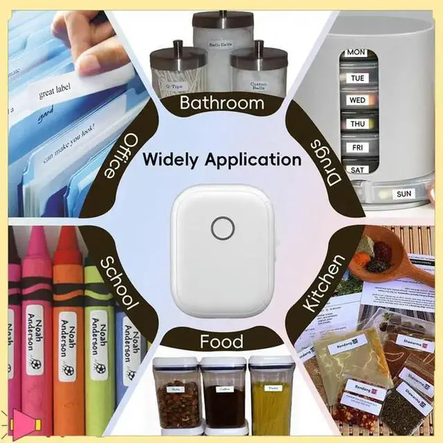 Alt view image 7 of 7 - P12 el Maker Mini Bluetooth el Printer Portable Thermal Sticker Machine For Office Home