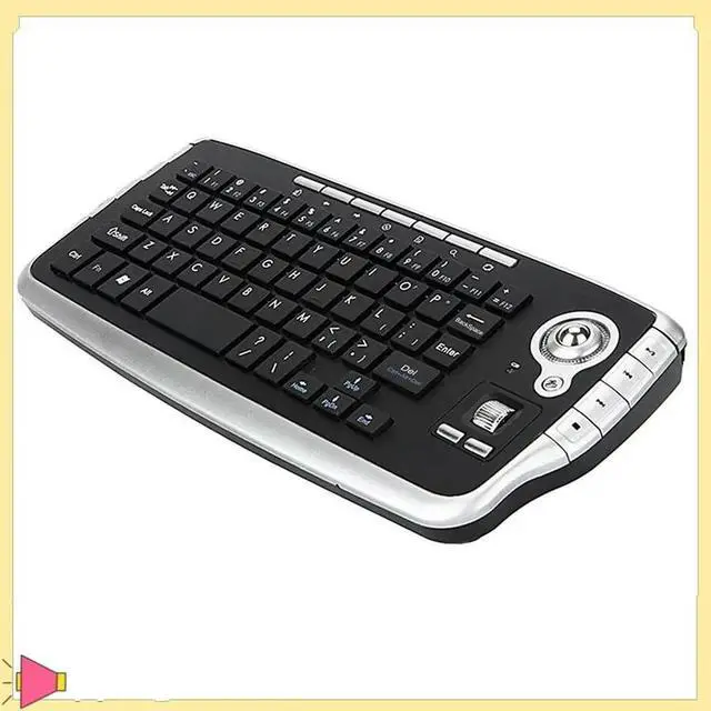 Alt view image 6 of 7 - Trackball Keyboard Scroll Wheel Mini USB Keyboard Two-In-One Mouse And Keyboard Set