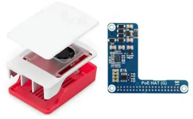 Alt view image 7 of 7 - Dedicated Ethernet PoE for Raspberry Pi 5 Expansion Board 5V 5A Supports 802.3af/At Network Standard