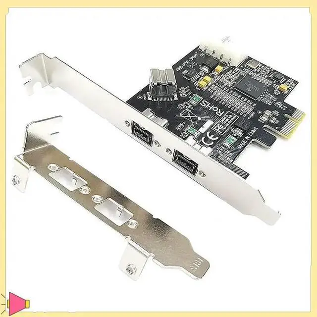 Alt view image 5 of 7 - 3 Port PCI-E Firewire 800 Card IEEE External1394b X 2 + Internal 1394B X 1 Controller Card Adapter For Win 7/8/10