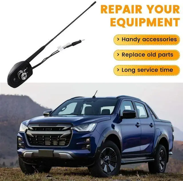 Alt view image 7 of 7 - Replacement AM FM Radio Aerial Antenna Roof For Isuzu D-Max Dmax MUX MU-X 12-19