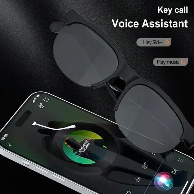 Alt view image 7 of 7 - AI ligent Translation Glasses Bluetooth-Compatible 5.4 Glasses Earphone Glasses Wireless Headphones for Men and Women