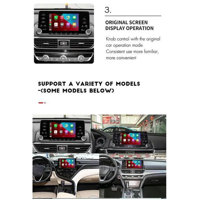 Alt view image 5 of 7 - Wireless Carplay Adapter Carplay Wireless Adapter For ,5Ghz Automatic Connection Carplay For Car Model 2016