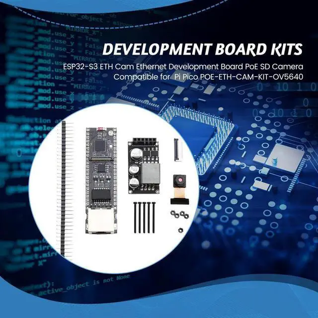 Alt view image 7 of 7 - ESP32-S3 ETH Cam Ethernet Development Board PoE SD Camera Compatible for Raspberry Pi Pico POE-ETH-CAM-KIT-OV5640