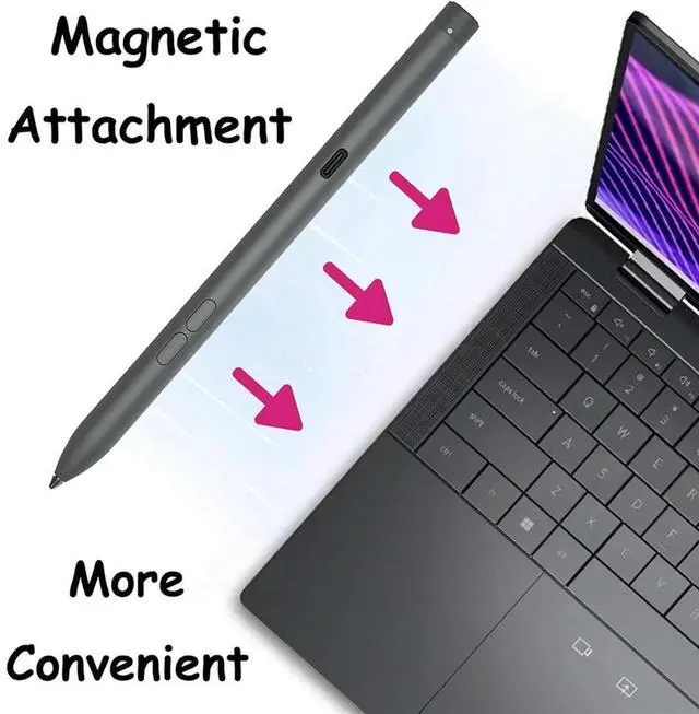 Alt view image 7 of 7 - Active Stylus Pen for Active Pen PN7522W for Inspiron 7640,for Latitude 5350 2-in-1/7320 Detachable,XPS 13