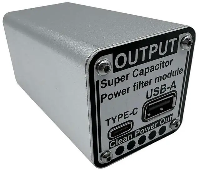 Alt view image 5 of 7 - For Raspberry Pifara Capacitor Filter 5V Type C Input/Output Multifunctional Portable Convenient Power Filter Spare Parts