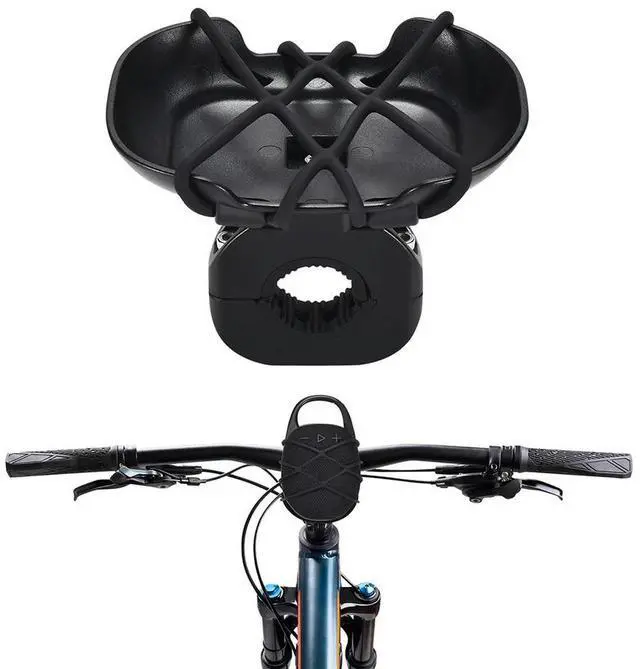 Alt view image 5 of 7 - Universal Bicycle Speaker Mount Adjustable Strap Bike Portable Speaker Mount Bike Handlebar Mounting Bracket for CLIP 5/4