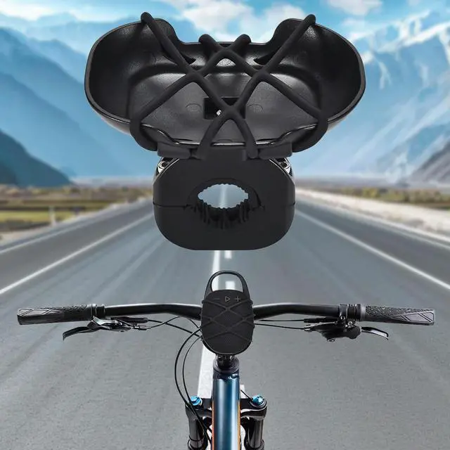 Alt view image 7 of 7 - Universal Bicycle Speaker Mount Adjustable Strap Bike Portable Speaker Mount Bike Handlebar Mounting Bracket for CLIP 5/4