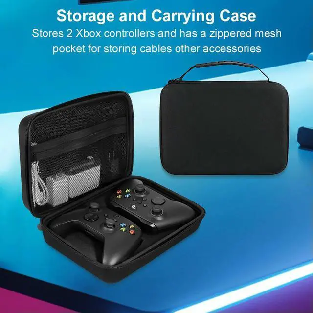 Alt view image 7 of 7 - Protective Pouch with Handle Portable Travel Case Shockproof Travel Bag for Xbox Series X/S One/Ones