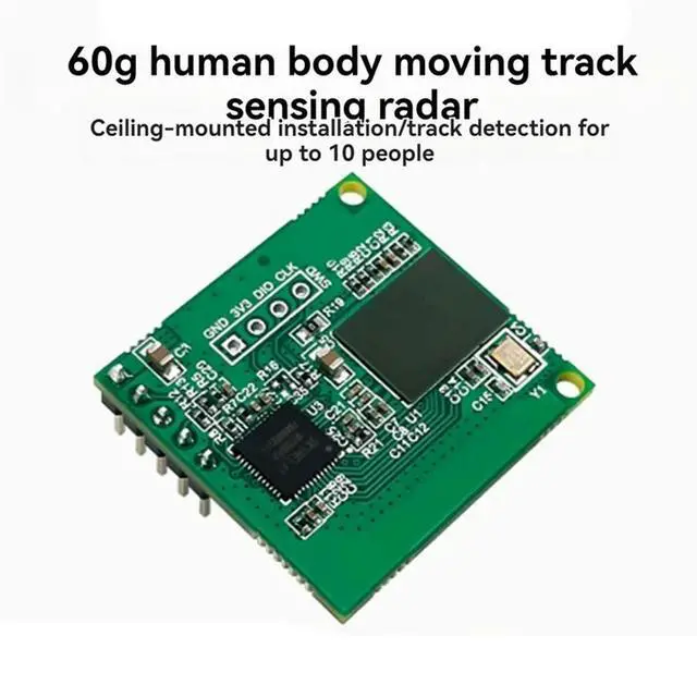 Alt view image 6 of 7 - LD6001A 60Ghz Mmwave Radar Sensor Module 4T 4R Low Power Consumption Human Presence Sensor Module