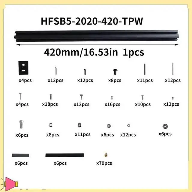 Alt view image 7 of 7 - For Voron 2.4 300Mm Tapchanger Extruder Switch Tool Hardware Kit Stealthburner Extruder Aluminum Profiles & Fasteners