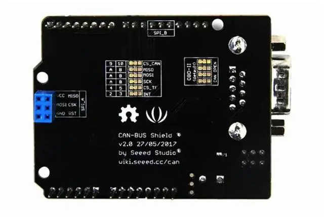 Alt view image 5 of 7 - CAN-Bus Shield V2 for for Controller and Transceiver, CAN-BUS Shield Adopts MCP2515 and MCP2551