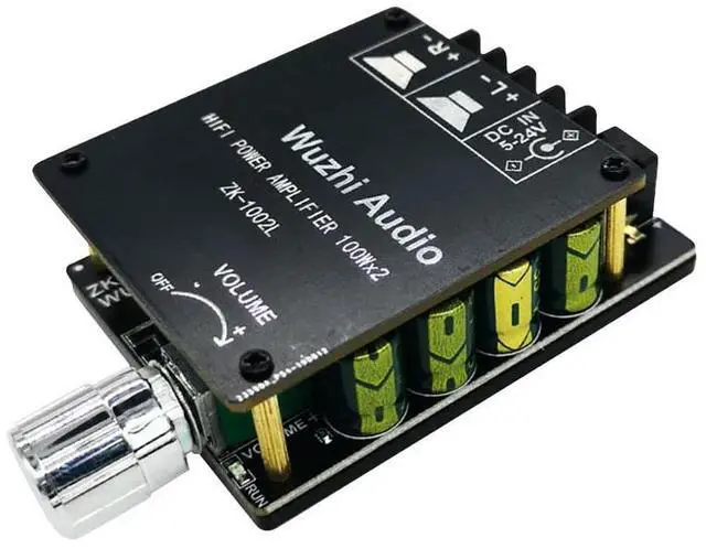 Alt view image 5 of 7 - ZK-1002L Audio Speaker Power Amplifier Board Stereo Bluetooth-compatible 5.0 Amp