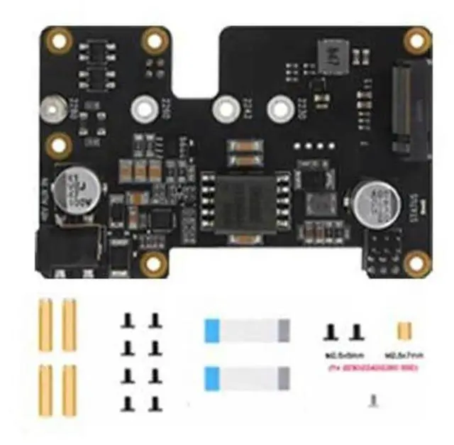 Alt view image 4 of 4 - X1002 for Raspbery Pi 5 Expansion Board NVMe & POE PCIE to M.2 NVME SSD Expansion Board for RPI 5