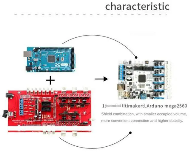 Alt view image 2 of 2 - 1 Piece 3D Printer Controller Board 3D Printer Motherboard Power Than Mega2560 +Ultimaker And Mega2560+Ramps 1.4