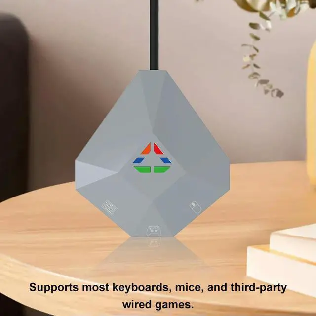 Alt view image 7 of 7 - USB Wired Game Controller Converter Mobile Gamepad Keyboard Mouse Adapter for NS/4/3/Xbox One