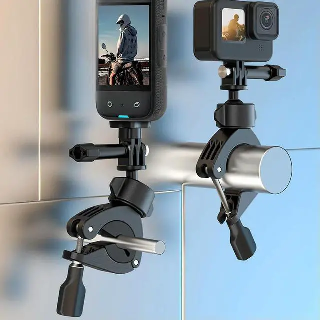 Alt view image 6 of 7 - Large Tube Mount with 1/4 Screw Super Clamp 360 Degree Ballhead Boat Vehicle Tree Tube Extension for GoPro Action 4