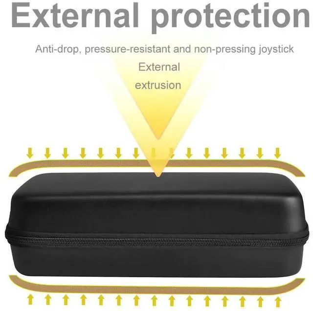 Alt view image 7 of 7 - EVA Hard Carrying Case Bag for Legion Go S Handheld Game Console Waterproof Travel Case Anti-Drop Protective Case