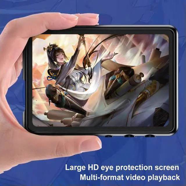 Alt view image 7 of 7 - MP3 MP4 Player HiFi MP4 Walkman Full Touch Screen Bluetooth-Compatible Portable MP3 Player with Speaker FM/E-book/Recorder