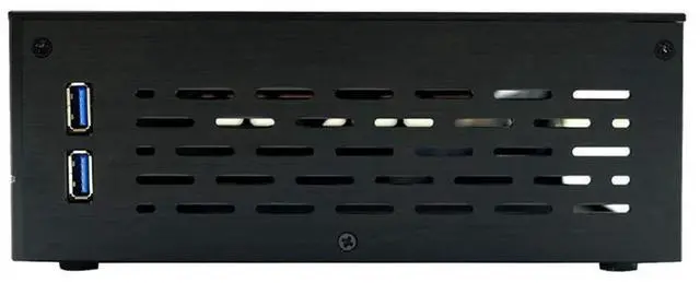 Alt view image 6 of 7 - Mini ITX Computer Case Chassis Aluminum HTPC Mini ITX DIY PC Cases A01 Chassis HTPC Horizontal Computer