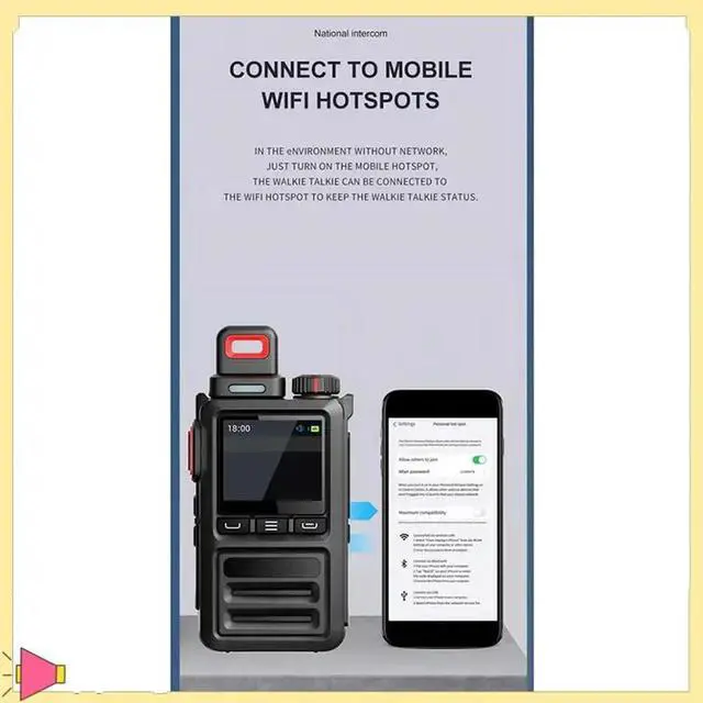 Alt view image 5 of 7 - Zello Walkie Talkie 4G Full Network Bluetooth Outdoor Global Waterproof Walkie Talkie For Android LTE 2G 3G 4G